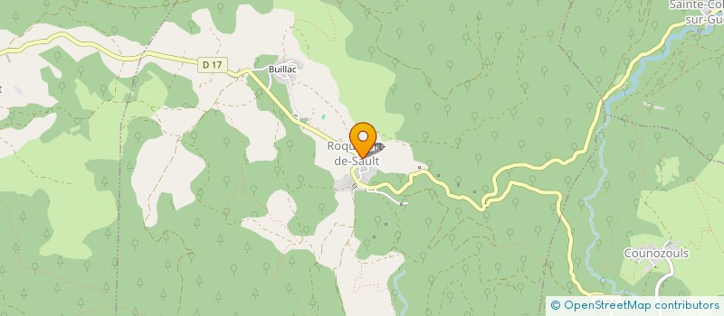 localisation de l'entreprise MADAME DONNA WILLIAMS  ROQUEFORT-DE-SAULT