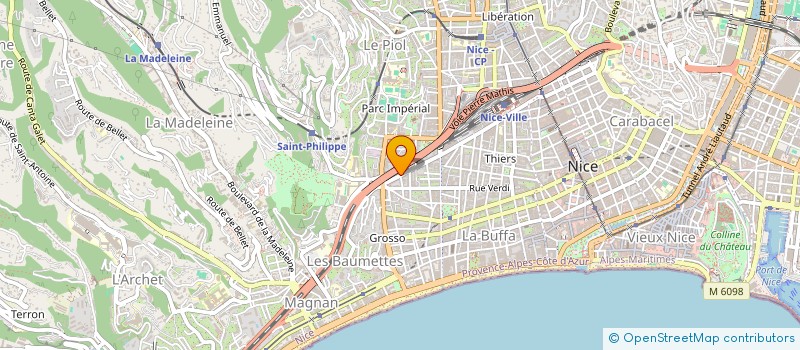 localisation de l'entreprise MADAME DONNIA BOUGHANMI à NICE