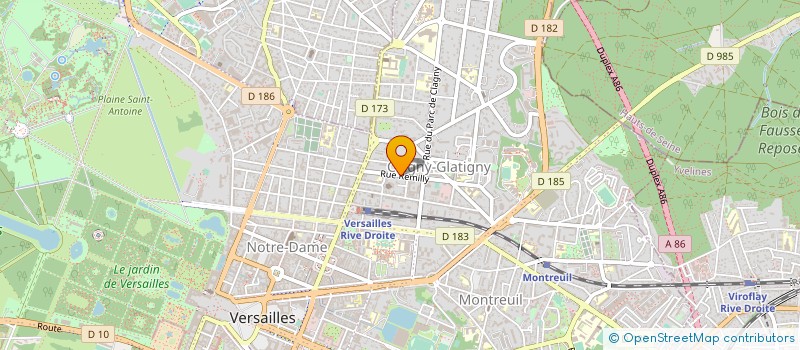 localisation de l'entreprise MADAME DONY KARANDJOULOV à VERSAILLES