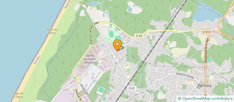 localisation de l'entreprise MADAME DONYA HIDRI  SAINT-VINCENT-DE-TYROSSE