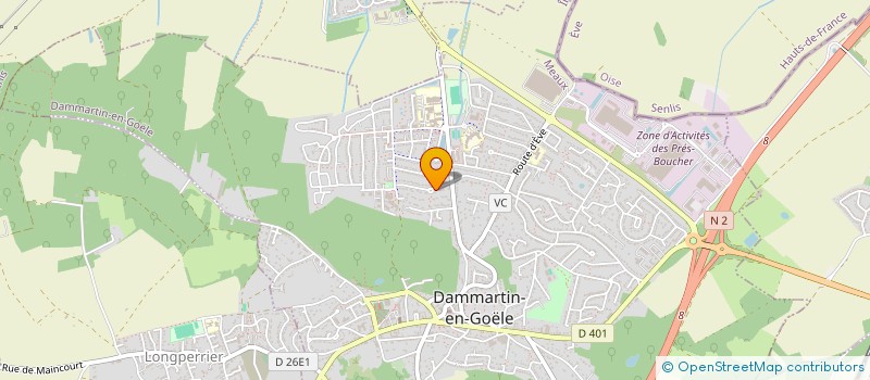 localisation de l'entreprise MADAME DONYA KHELLOUT  DAMMARTIN-EN-GOELE