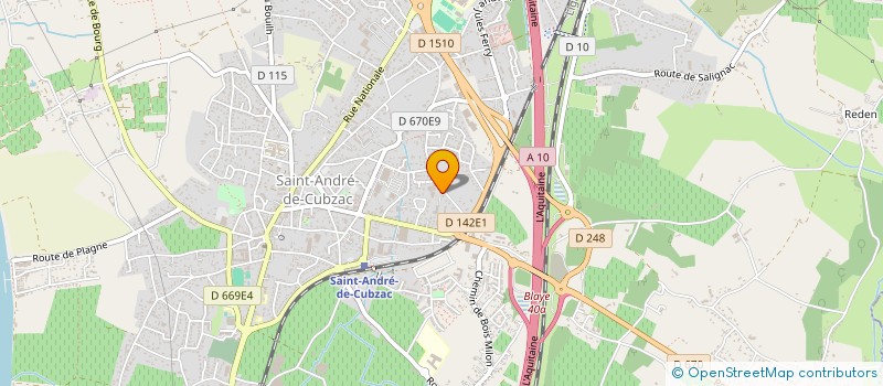 localisation de l'entreprise MADAME DORA BAK  SAINT-ANDRE-DE-CUBZAC