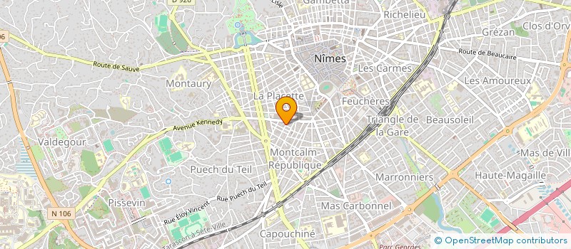 localisation de l'entreprise MADAME DORA BALOGH  NIMES