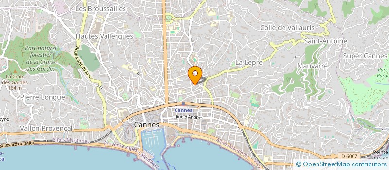 localisation de l'entreprise MADAME DORA BARONE  CANNES