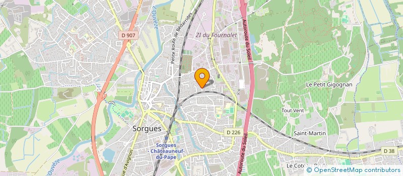 localisation de l'entreprise MADAME DORA CANO à SORGUES