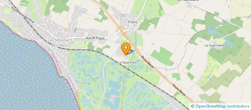 localisation de l'entreprise MADAME DORA CORBEL  LES MOUTIERS-EN-RETZ