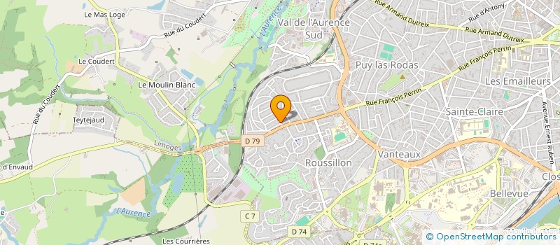 localisation de l'entreprise MADAME DORA ENMA CANTILLO NAVARRO à LIMOGES