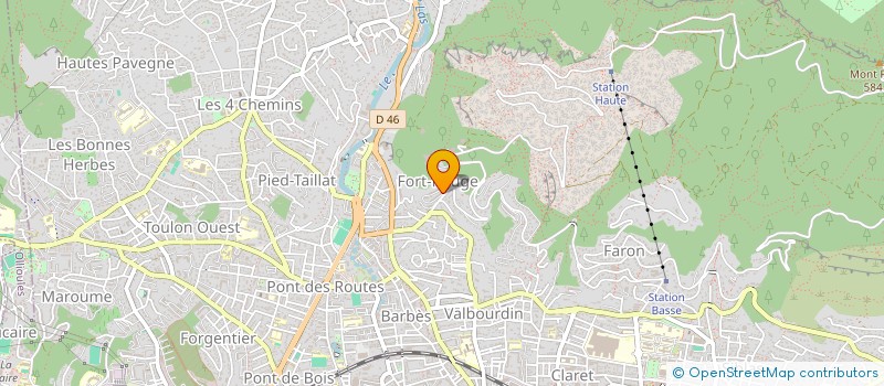 localisation de l'entreprise MADAME DORA FLORES  TOULON