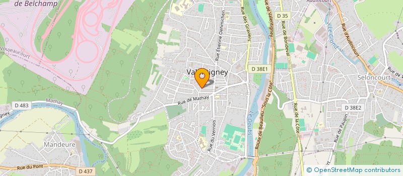 localisation de l'entreprise MADAME DORA GONNELLA  VALENTIGNEY