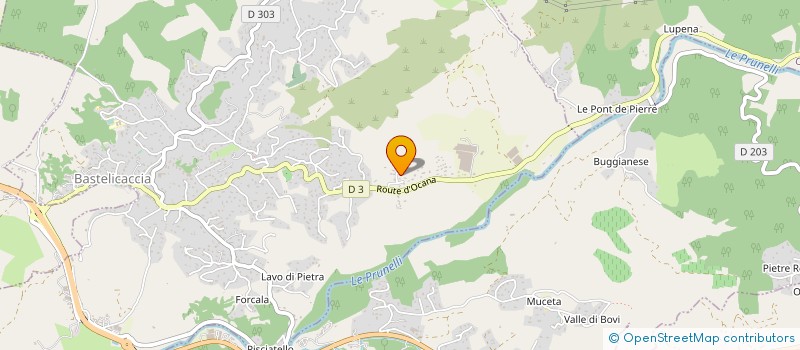 localisation de l'entreprise MADAME DORA JUNG à BASTELICACCIA