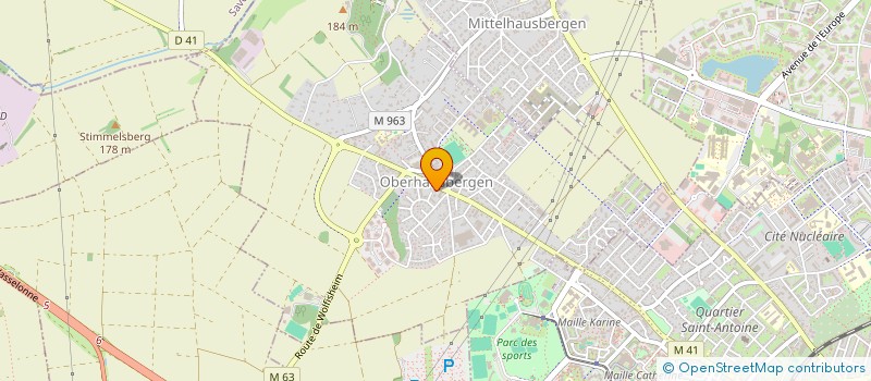 localisation de l'entreprise MADAME DORA LARESSER  OBERHAUSBERGEN