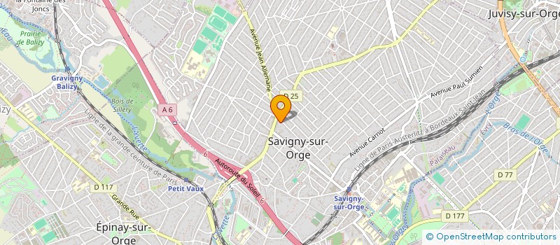 localisation de l'entreprise MADAME DORA LONDONO BAENA à SAVIGNY-SUR-ORGE