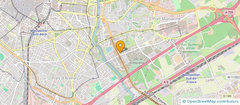 localisation de l'entreprise MADAME DORA LOUAFI à MONTPELLIER
