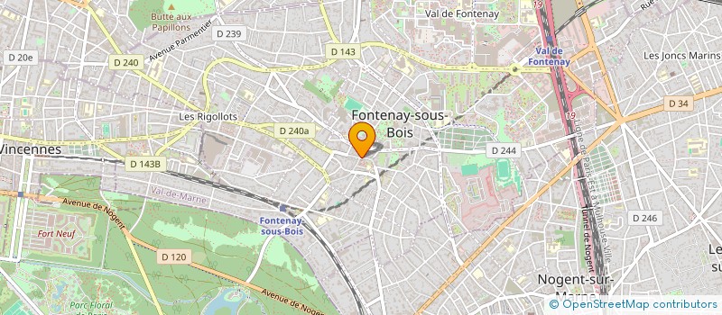 localisation de l'entreprise MADAME DORA-LYDIE PEREIRA à FONTENAY-SOUS-BOIS
