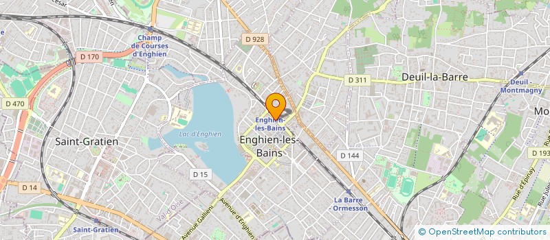 localisation de l'entreprise MADAME DORA MARZOUK  ENGHIEN-LES-BAINS