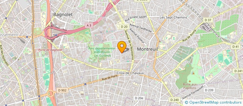 localisation de l'entreprise MADAME DORA MOLINA à MONTREUIL