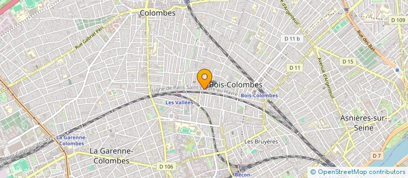 localisation de l'entreprise MADAME DORA MORA PEREZ à BOIS-COLOMBES