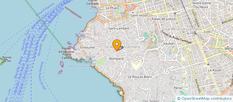 localisation de l'entreprise MADAME DORA VANBREMEERSCH  MARSEILLE