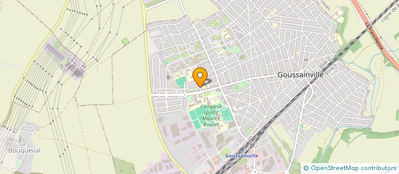 localisation de l'entreprise MADAME DORCAS BOKOSSA BANGENI  GOUSSAINVILLE