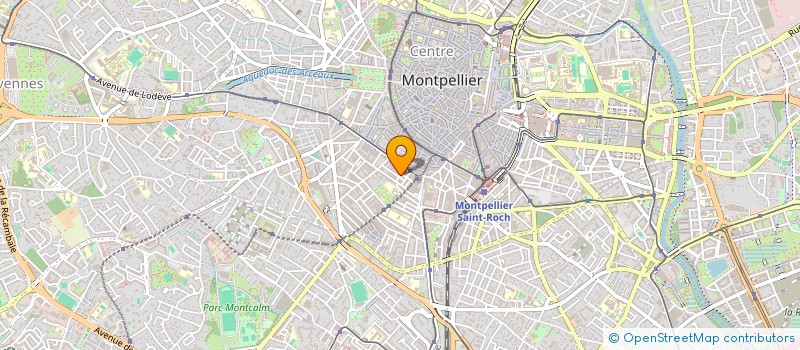 localisation de l'entreprise MADAME DORCAS EGUAYOEN à MONTPELLIER