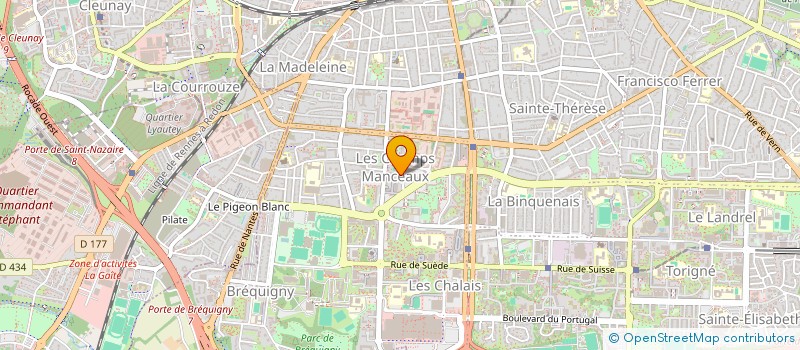 localisation de l'entreprise MADAME DORCAS LORAINE KIDAME  RENNES