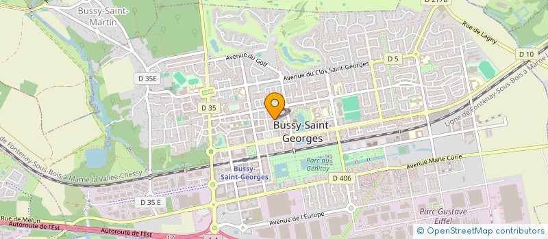 localisation de l'entreprise MADAME DORCAS MPUTU à BUSSY-SAINT-GEORGES