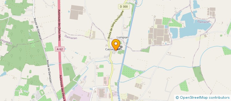 localisation de l'entreprise MADAME DORCAS POGET  DAMAZAN