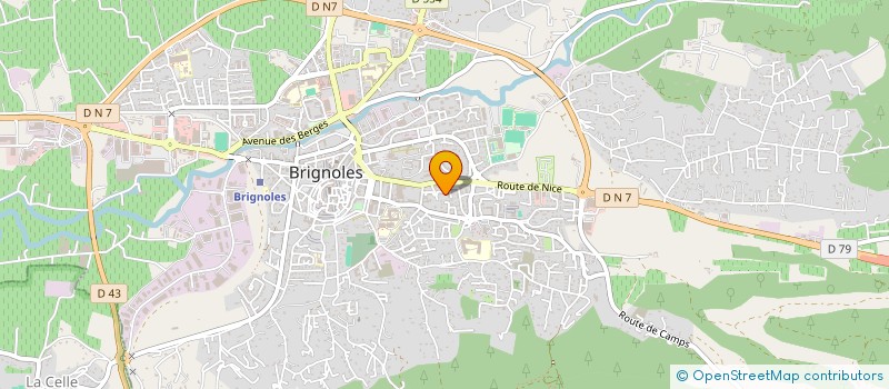 localisation de l'entreprise MADAME DOREEN BACQUET à BRIGNOLES
