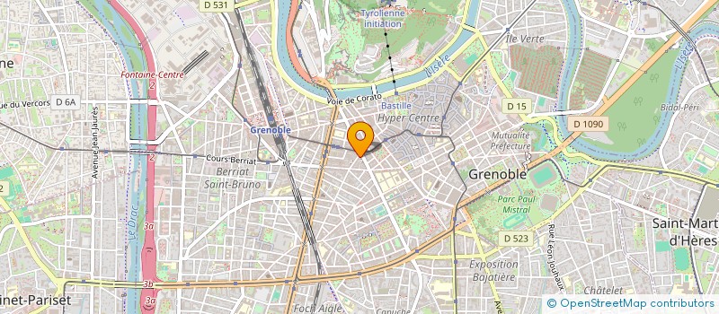 localisation de l'entreprise MADAME DOREEN SAUL à GRENOBLE