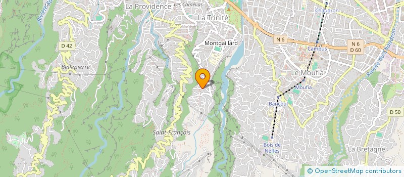 localisation de l'entreprise MADAME DOREEN THEMEZE  SAINT-DENIS