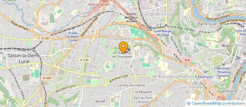 localisation de l'entreprise MADAME DOREEN VERDIER à LYON