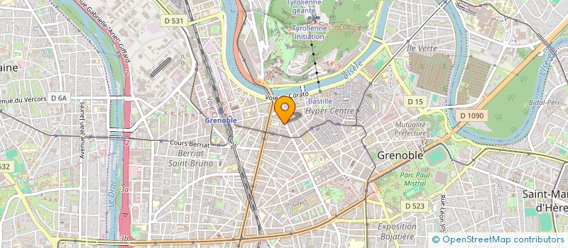 localisation de l'entreprise MADAME DOREL GENOULAZ  GRENOBLE