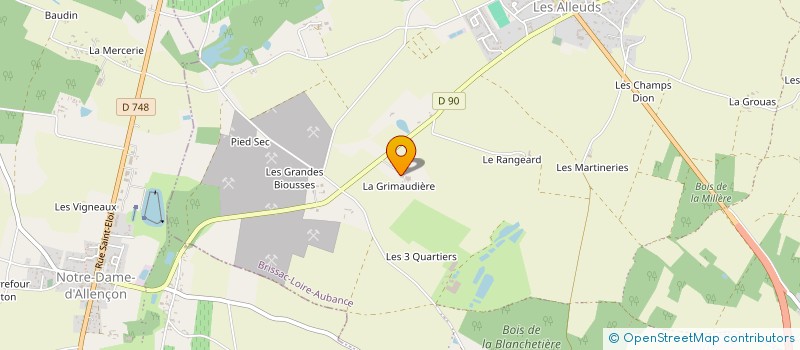 localisation de l'entreprise MADAME DORENE BIENAIME à BRISSAC LOIRE AUBANCE
