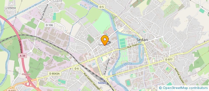 localisation de l'entreprise MADAME DORETTA MARBAISE  SEDAN