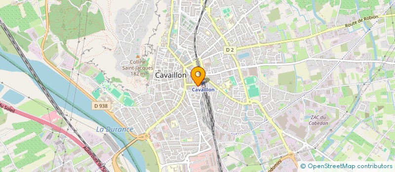 localisation de l'entreprise MADAME DORETTE HENNEBERG  CAVAILLON