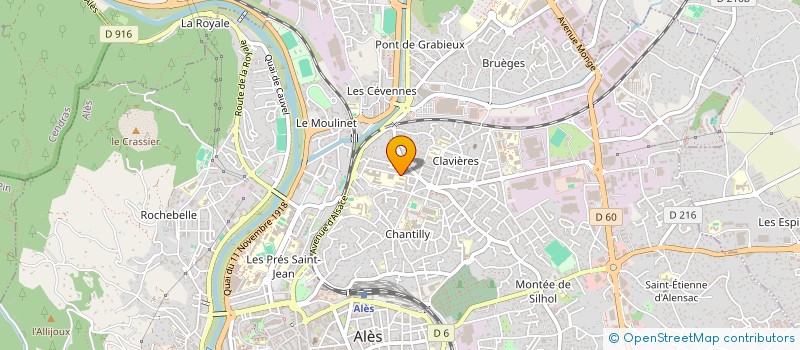 localisation de l'entreprise MADAME DORIA BOUABIDA  ALES