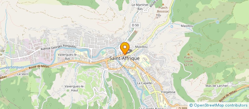 localisation de l'entreprise MADAME DORIA MEJANE  SAINT-AFFRIQUE