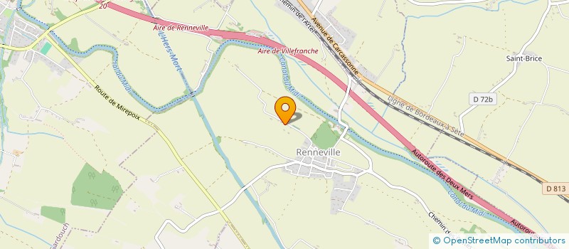 localisation de l'entreprise MADAME DORIA MOUCHOUS  RENNEVILLE