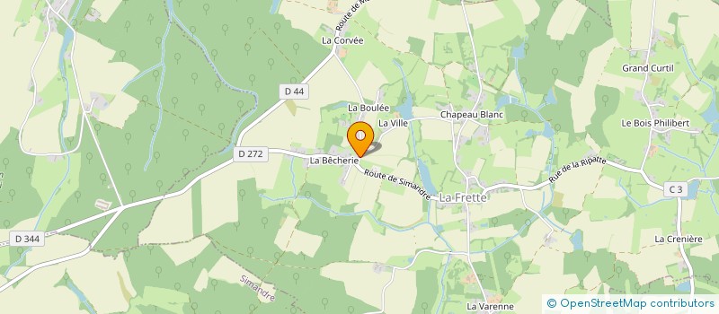 localisation de l'entreprise MADAME DORIANA FARRIS  LA FRETTE