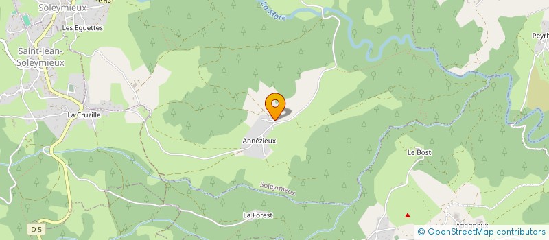 localisation de l'entreprise MADAME DORIANA MAYER  SOLEYMIEUX