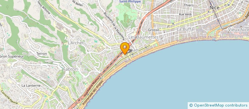 localisation de l'entreprise MADAME DORIANA POLICASTRO à NICE