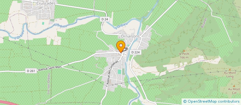 localisation de l'entreprise MADAME DORIANE ALBERT  ORNAISONS