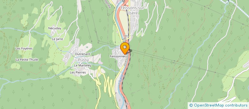 localisation de l'entreprise MADAME DORIANE AVOGADRO  LA LECHERE