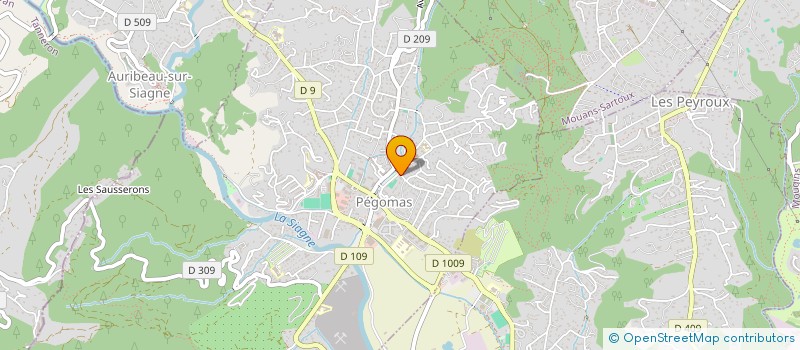 localisation de l'entreprise MADAME DORIANE BAGUR  PEGOMAS