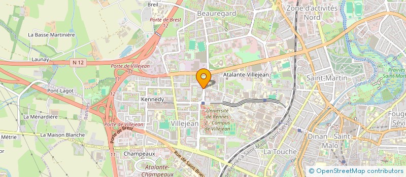 localisation de l'entreprise MADAME DORIANE BENMENI  RENNES
