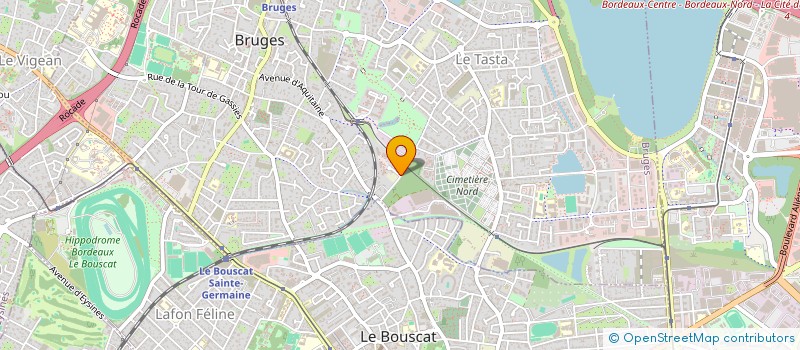 localisation de l'entreprise MADAME DORIANE BESSOUET à BRUGES