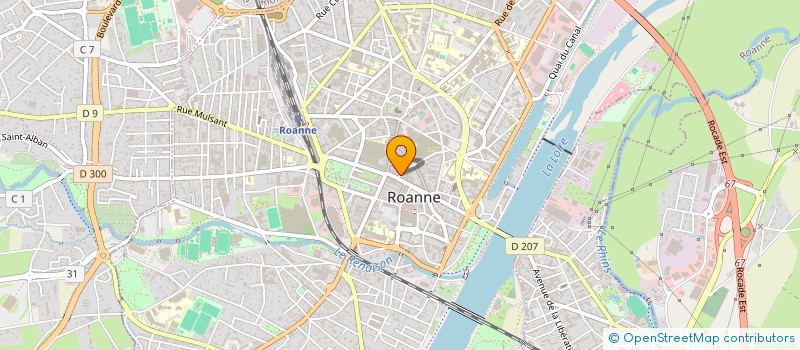 localisation de l'entreprise MADAME DORIANE BOIREAU  ROANNE