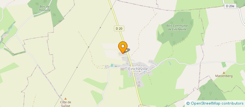 localisation de l'entreprise MADAME DORIANE BONAN  EINCHEVILLE