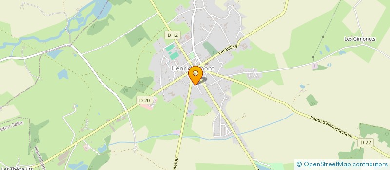 localisation de l'entreprise MADAME DORIANE BONNICHON  HENRICHEMONT