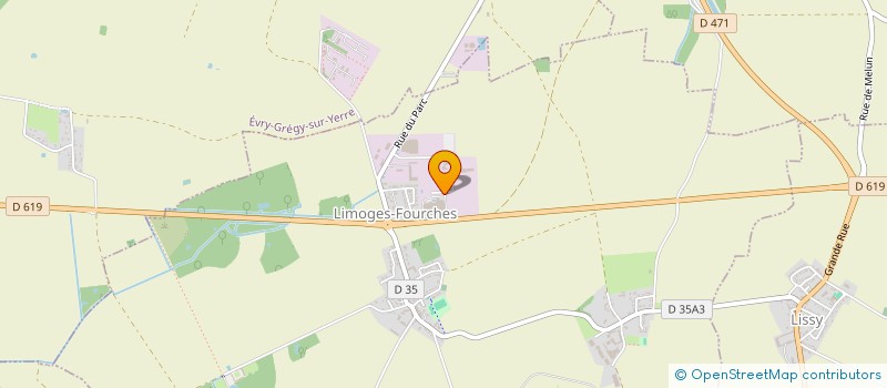 localisation de l'entreprise MADAME DORIANE BOUDOU  LIMOGES-FOURCHES